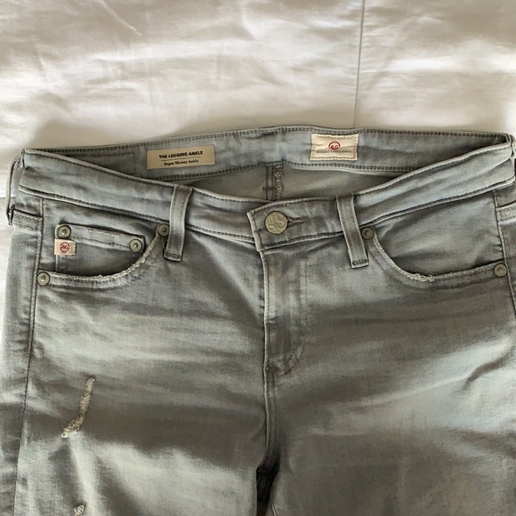 AG distressed super skinny ankle jean - Picture 4 of 6